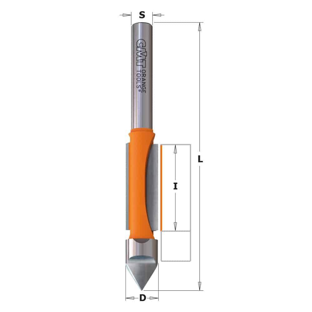 CMT Innstikkfres HM 8mm