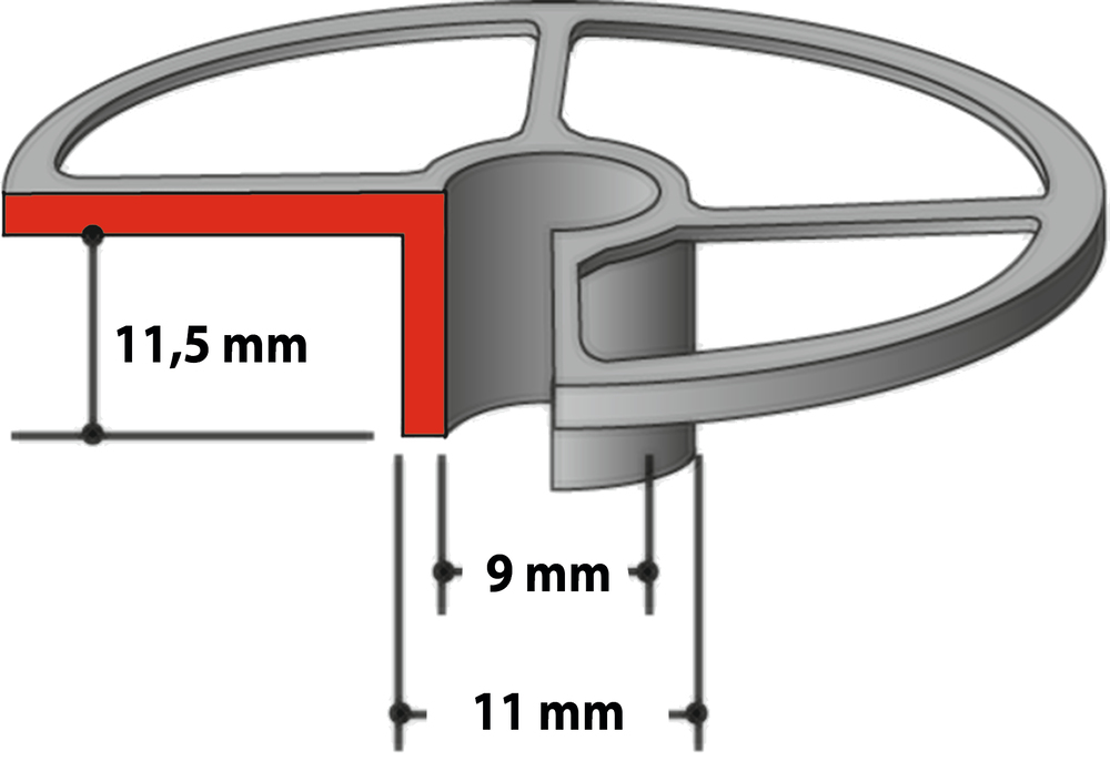 Makita Kopieringshylse 9X11X11,5mm