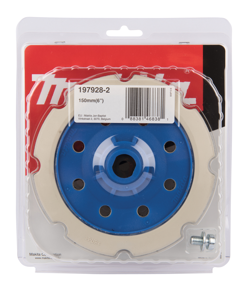 Makita Poleringspad 150mm Velcro