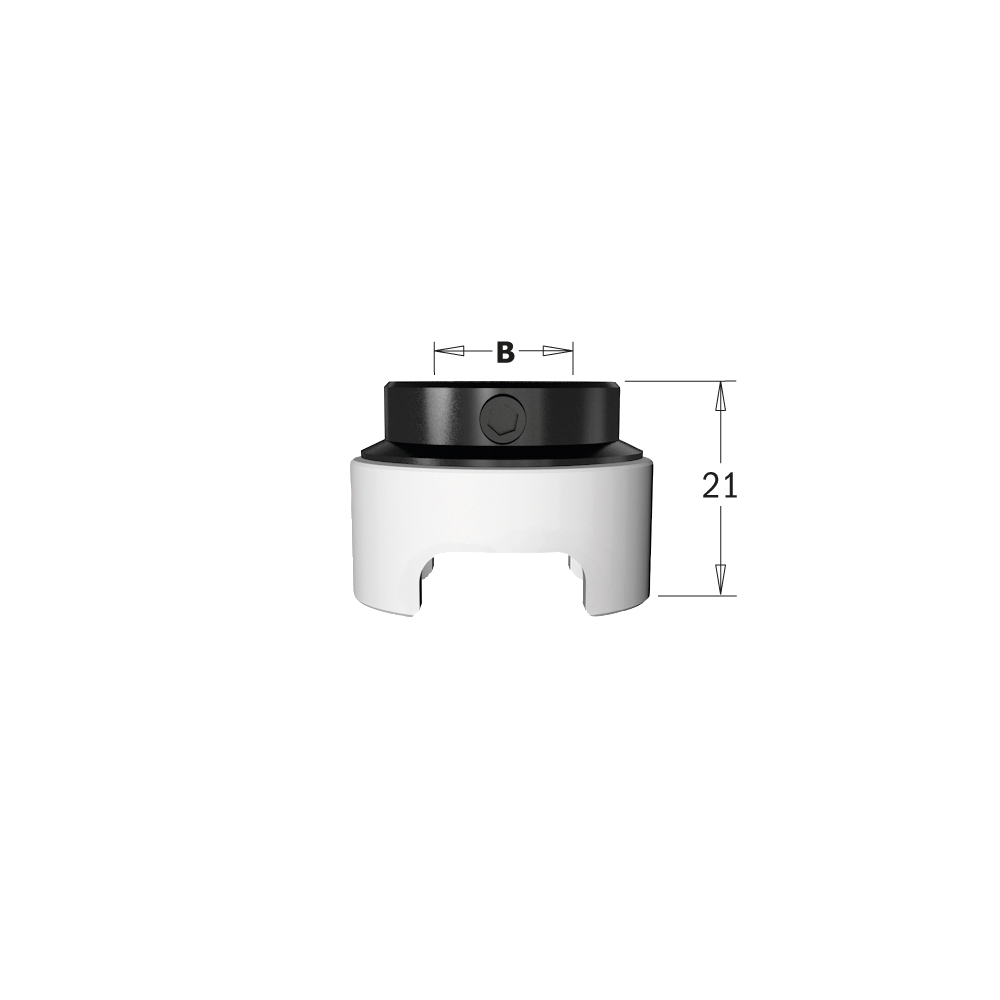 CMT Stillbar dybdestopper for senkebor serie 515-521, B=14mm