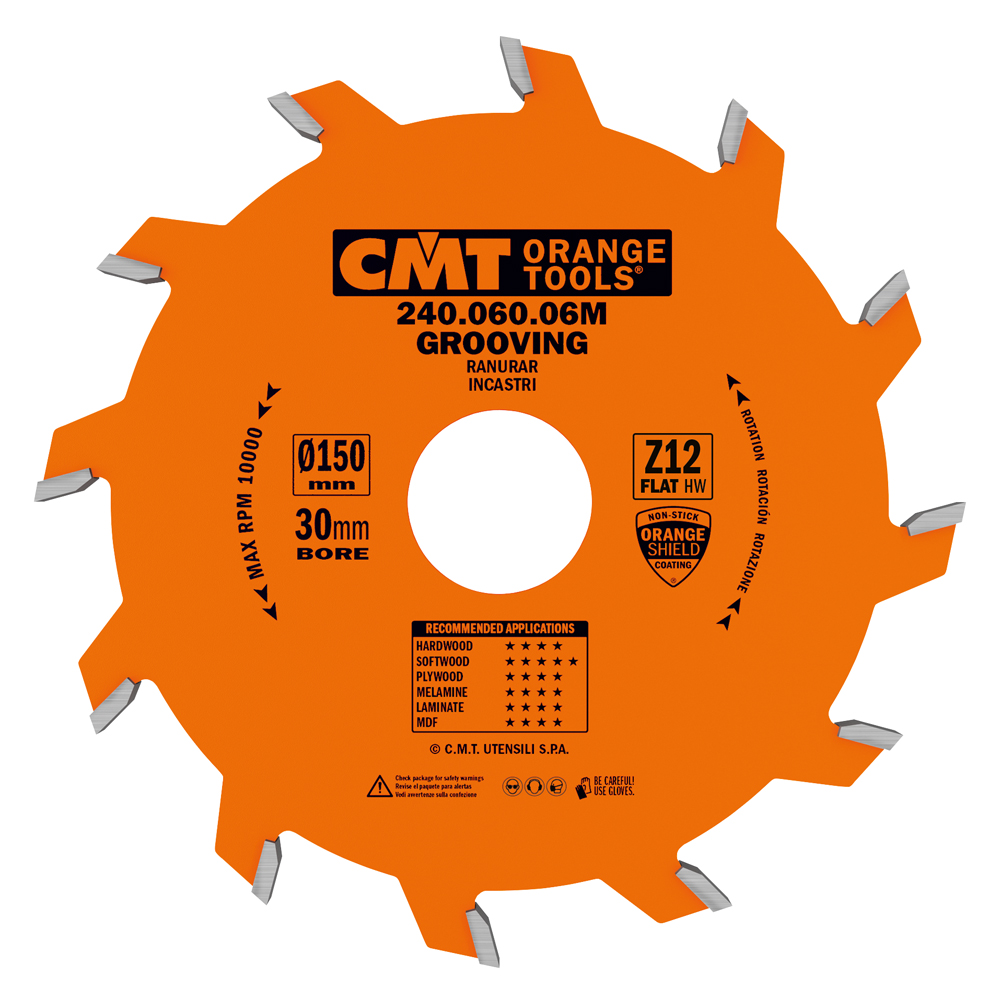 CMT Notsagblad HM 150×6,0×30 Z=12
