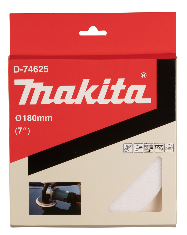 Makita Polerpad ullfilt 190mm