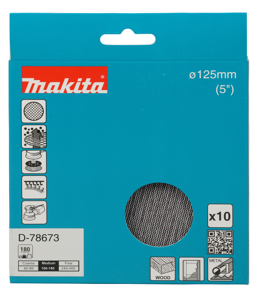 Makita Slipenett Ø125mm A180
