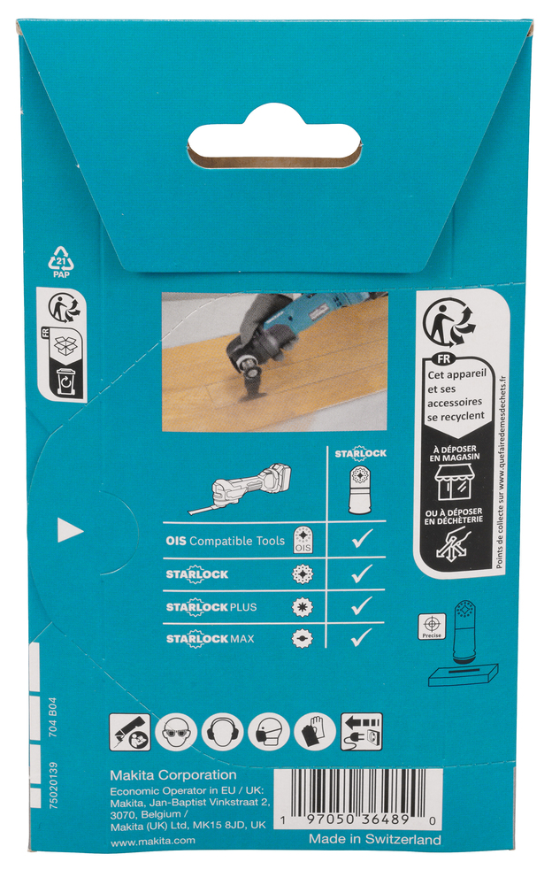 Makita Sagblad Multikutter 45mm 14TPI Starlock