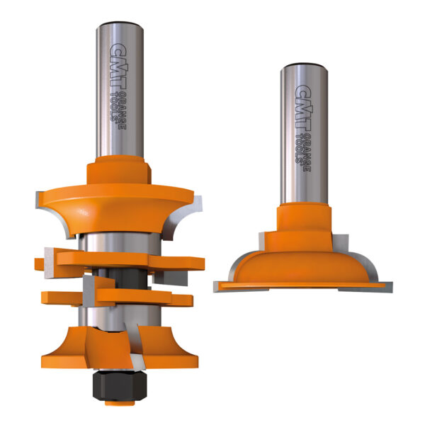 CMT 955.806.11 To-delt inngangsdør fresesett – 12mm tange