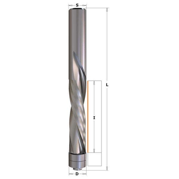 CMT 191.064.11B Spiralbits med dobbelt kulelager S=6mm