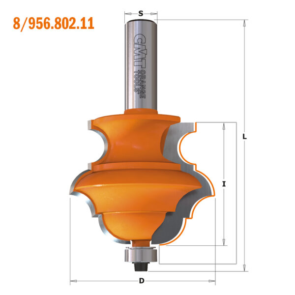 CMT 956.802.11 Multiprofilfres – 12mm tange