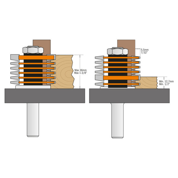 CMT 900.606.11 Fingerskjøtfres S=12 mm