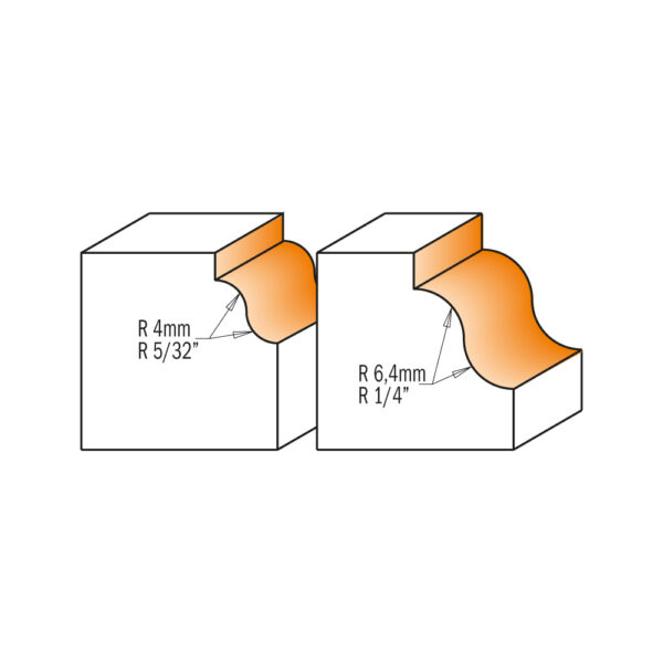 CMT 940.350.11 Profilfres m/lager – Roman Ogee