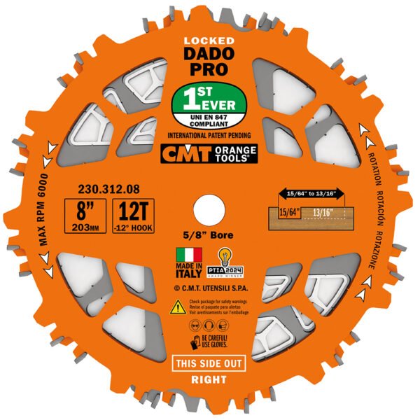 CMT 230.312.08 Dado Pro-sett/ Notsagblad