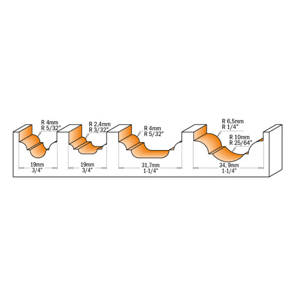 CMT 948.850.11 Profilfres – Ogee