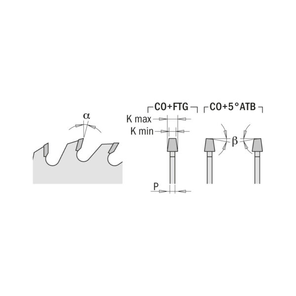 CMT 288.120.24H Sagblad 120x20x2,2mm 24Z Risseblad
