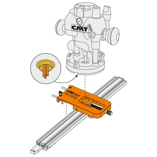 CMT PGD-1 Fresejigg Dado