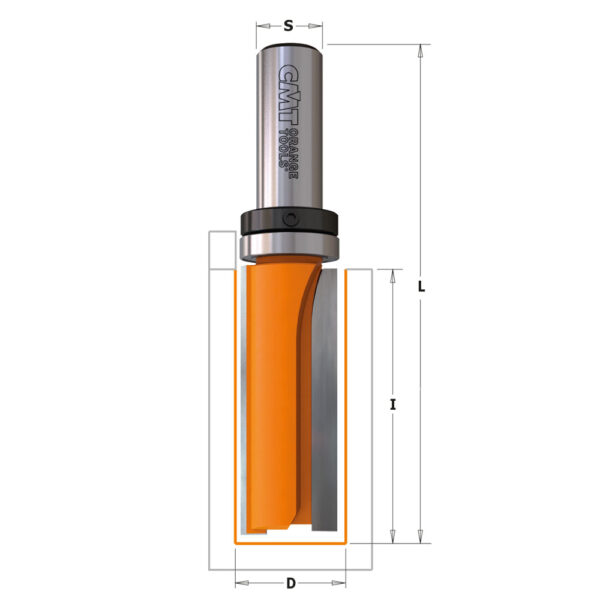 CMT 912.690.11B Malfres med lager 12mm tange