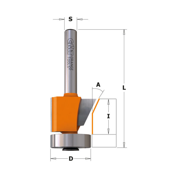 CMT 907.210.11 Fleksibel kanttrimmer S=8mm