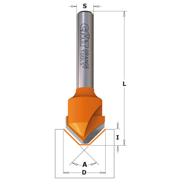 CMT 915.001.11 V-Fresestål for Alucobond(90°)