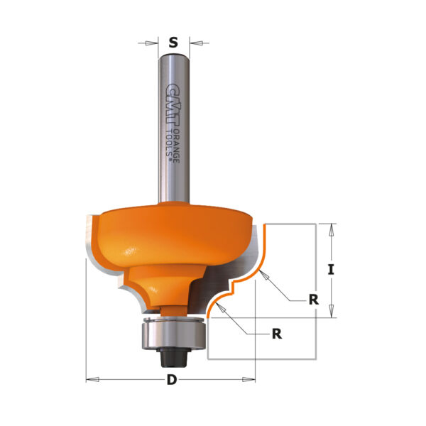 CMT 944.350.11 Profilfres m/lager – Klassisk Ogee