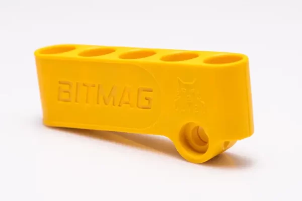 Bitmag Kompositt Gul – magnetholder til dine favorittbits