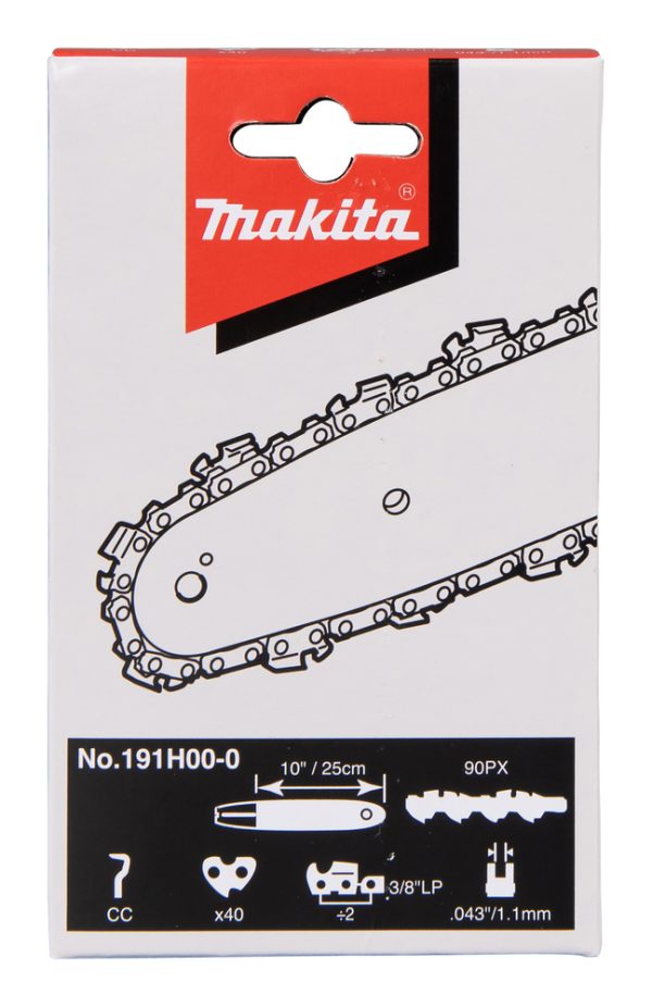 Makita 191H00-0 Sagkjede: 40 ledd, 3/8, 1,1 mm, 10″/250 mm