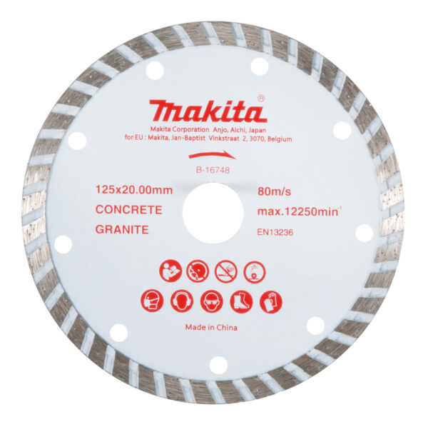 Makita B-16748 Diamantskive 125x20mm betong og granitt