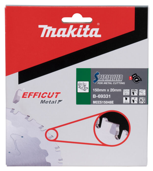 Makita B-69331 Efficut T.C.T 150 x 20mm for rustfritt stål