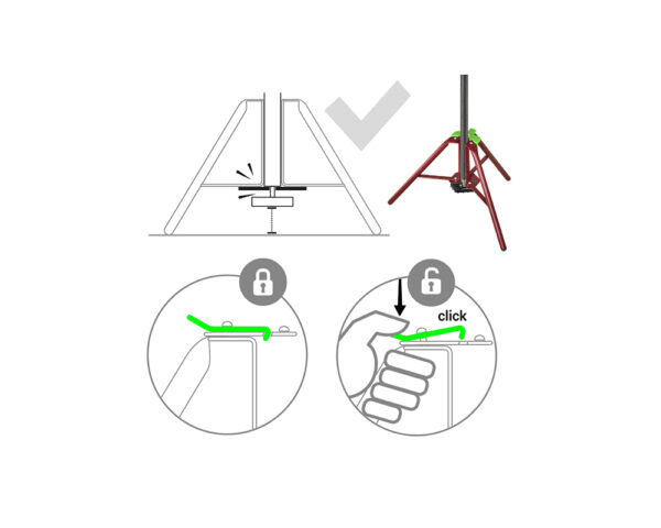 Piher Multipropp tripod stativ