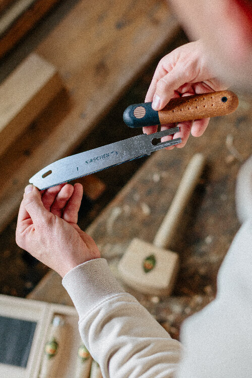 Kirschen Mini finskjæresag med korkhåndtak 185 mm