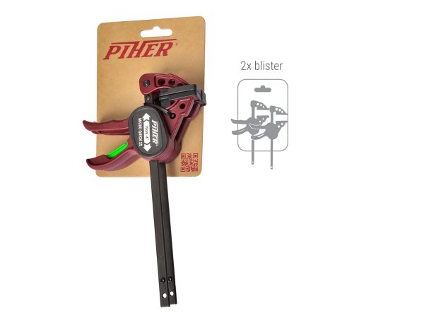 Piher 52015 Micro Quick hurtigklemme 10cm, 2 stk.