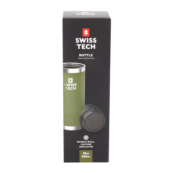 SWISSTECH Termoflaske 532ml – Grønn