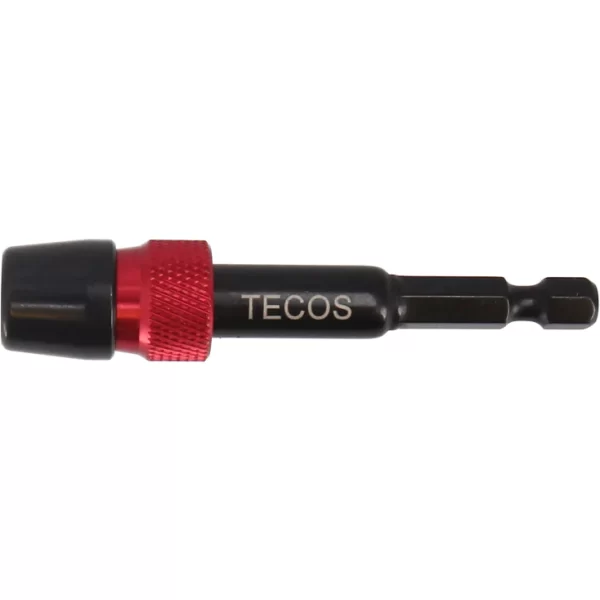 Tecos Impact Bitsholder m/lås 1/4″x 75mm